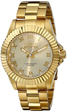 CrN^ Invicta Men's 16739 Pro Diver Analog Display Swiss Quartz Gold Watch j Y rv ysAiz