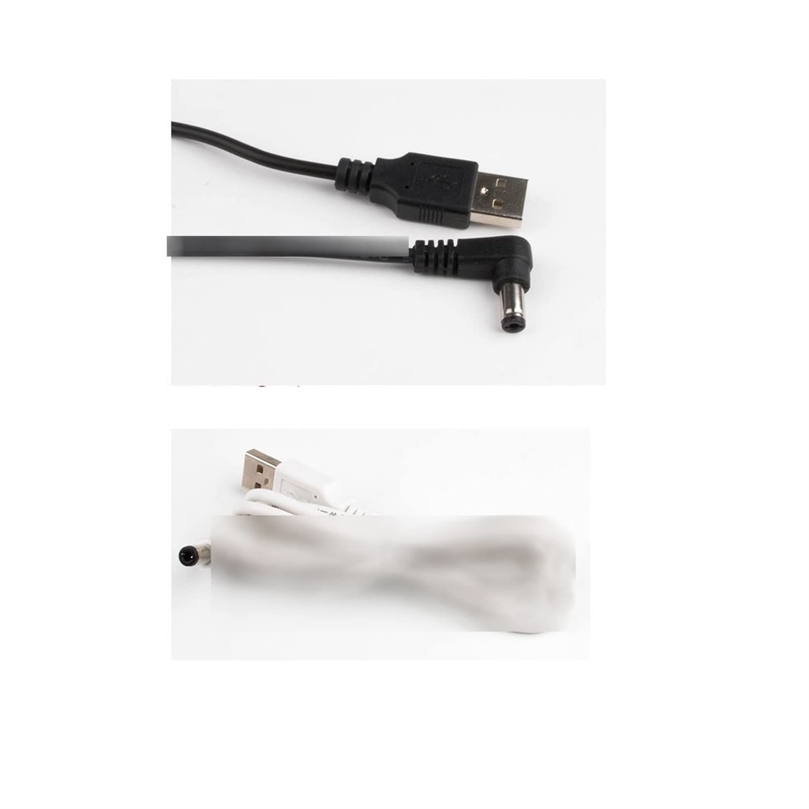 EVURU USB to DC Power Plug USB Convert to DC5.5 * 2.5mm/DC5.5 * 2.1mm Angled USB L Shape Dark Right Angle Jack with Cord Connector Cable (Size : 1M, Color : Beige)