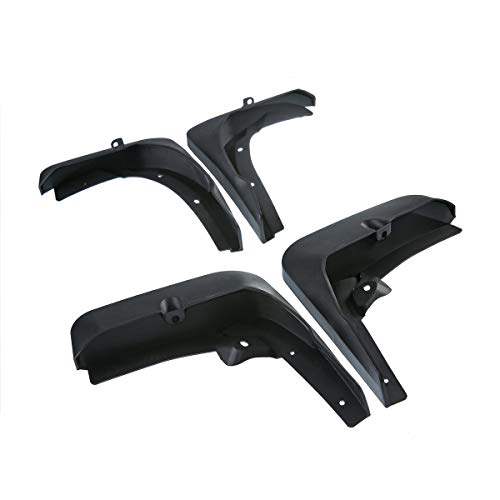 Image of A-Premium Mud Flaps Splash Guards Compatible with Audi Q7 S Line 2016-2018 4-PC Set