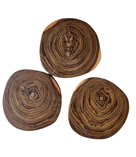 Dessous de verre bois de teck artisanal table design