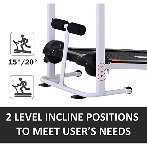 Image of Fitness Equipment Treadmill Home Walking Machine Lengthened Small Folding Simple Mute Multifunctional Weight Loss Machine Thin Fitness Equipment