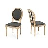 Christopher knight home reed upholstered farmhouse dining chairs set of 2 dark gray black checkerboard natural  urban country home decor