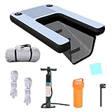 Rutschfeste, aufblasbare Hundepool-Rampe, Sicherheits-Wasserleiter für einfachen Zugang zu...