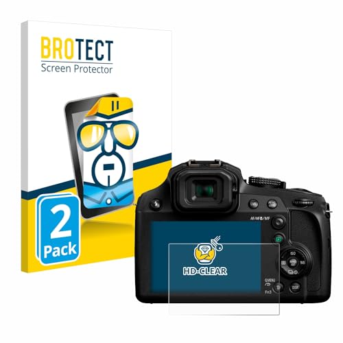 Brotect Pellicola Protettiva Per Panasonic Lumix DC-TZ202D | 2 Pezzi | Trasparente Anti-Impronta | Made In Germany