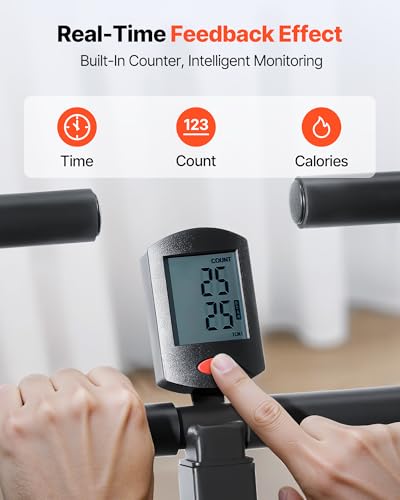 Image of VEVOR Squat Machine, Deep Squat Rowing Machine for Home, Easy Setup & Foldable Exercise Equipment, Glute Trainer Machine with 2 /3 High-Strength Resistance Bands, Glutes & Leg Home Workout Machine
