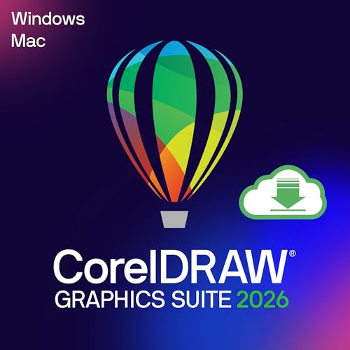 Image of CorelDRAW Graphics Suite 2026 | Graphic Design Software for Professionals | Vector Illustration, Layout, and Image Editing [PC /Mac Download]