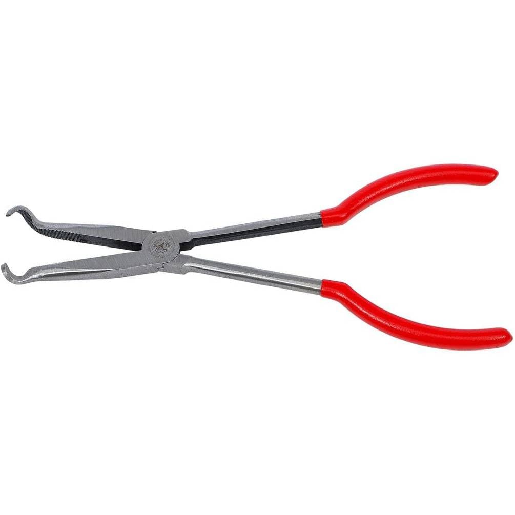 Pince à becs longs 280 mm à pointe annulaire D-Work en acier de précision