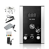 Katway Air-Free Pneumatic Impact Engraving Machine - Pneumatic Hand-Piece Engraver for Jewelry Making with Built-in Air Compressor AT02 (Black)