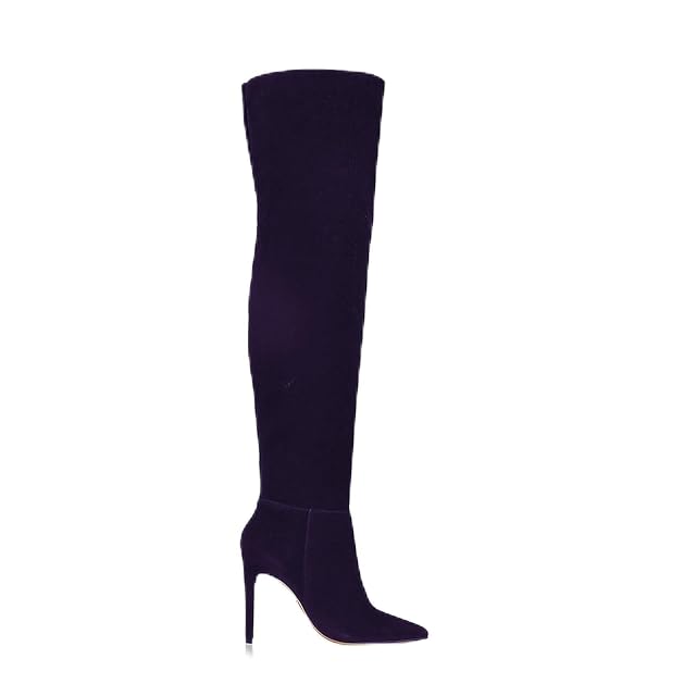Womens Over - The - Knee Boots Pointed Toe High Heel Side Zipper Tall Boots