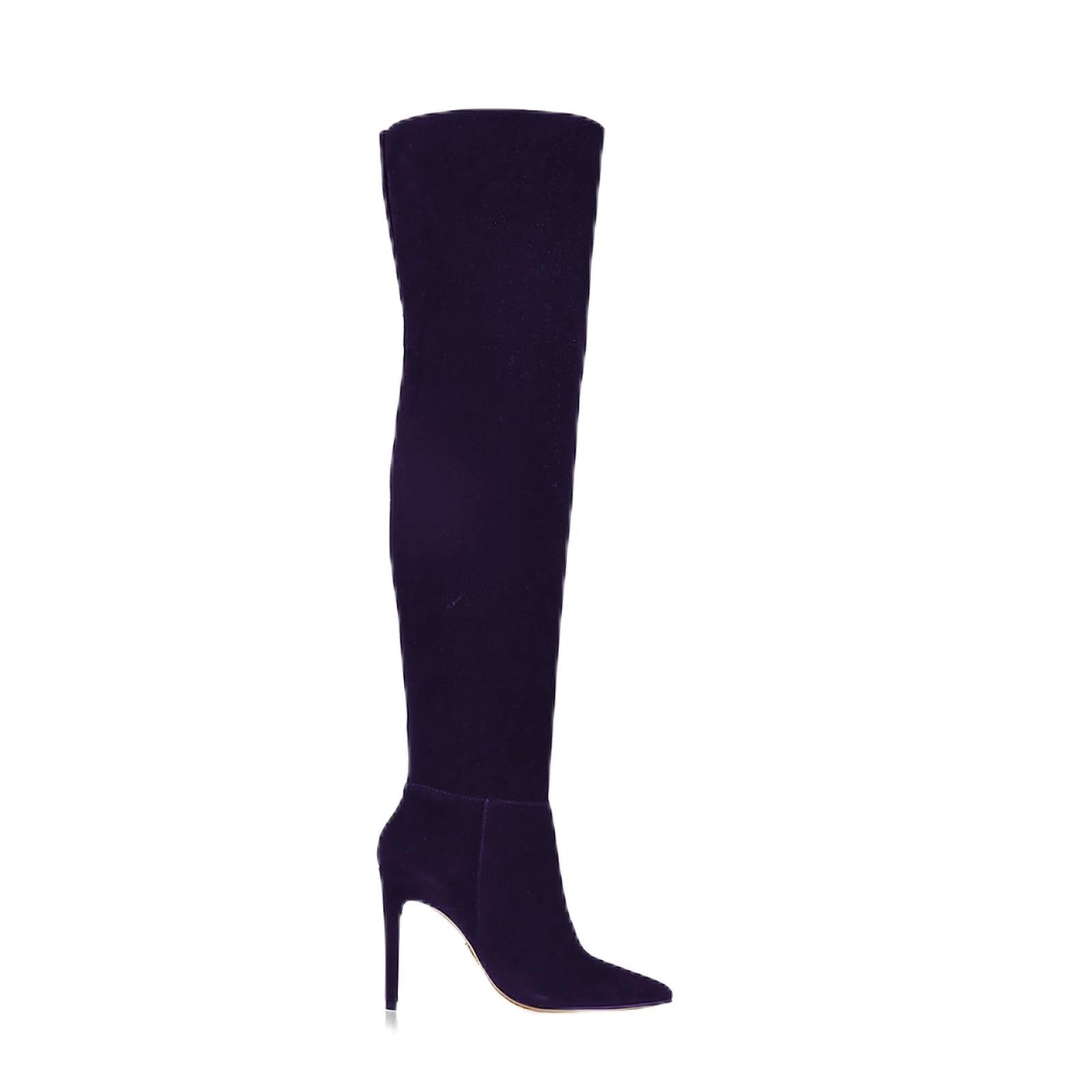 Womens Over - The - Knee Boots Pointed Toe High Heel Side Zipper Tall Boots