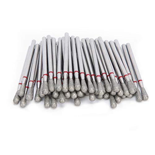 50 piezas brocas para taladro de uñas acrílico miniatura 2