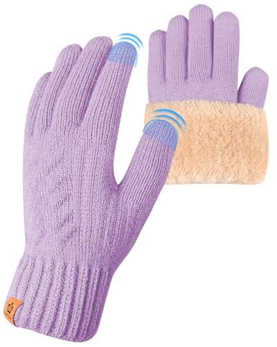 Gants thermiques d'hiver pour vélo et ski avec doublure polaire chaude