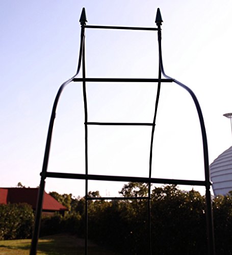 1. Go Gothic Steel Garden Arch, 8'3" High X 4'5" Wide, Garden Arbor For Various Climbing Plant, Outdoor Garden Lawn Backyard #TOP5