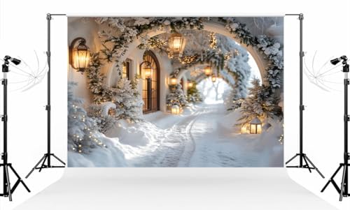 Décoration d'arches murales en toile de fond Noël pour sublimer vos portraits