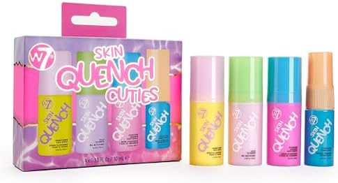W7 Skin Quench Cuties Skincare Mini Set - Travel Size Hydrating S...