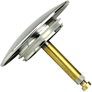 SagaSave Bathtub Chock Plug Adjustable Replacement Double Sealed Pop Up Basin Sink Component with 8mm Shank Diameter and 70mm Cover Diameter