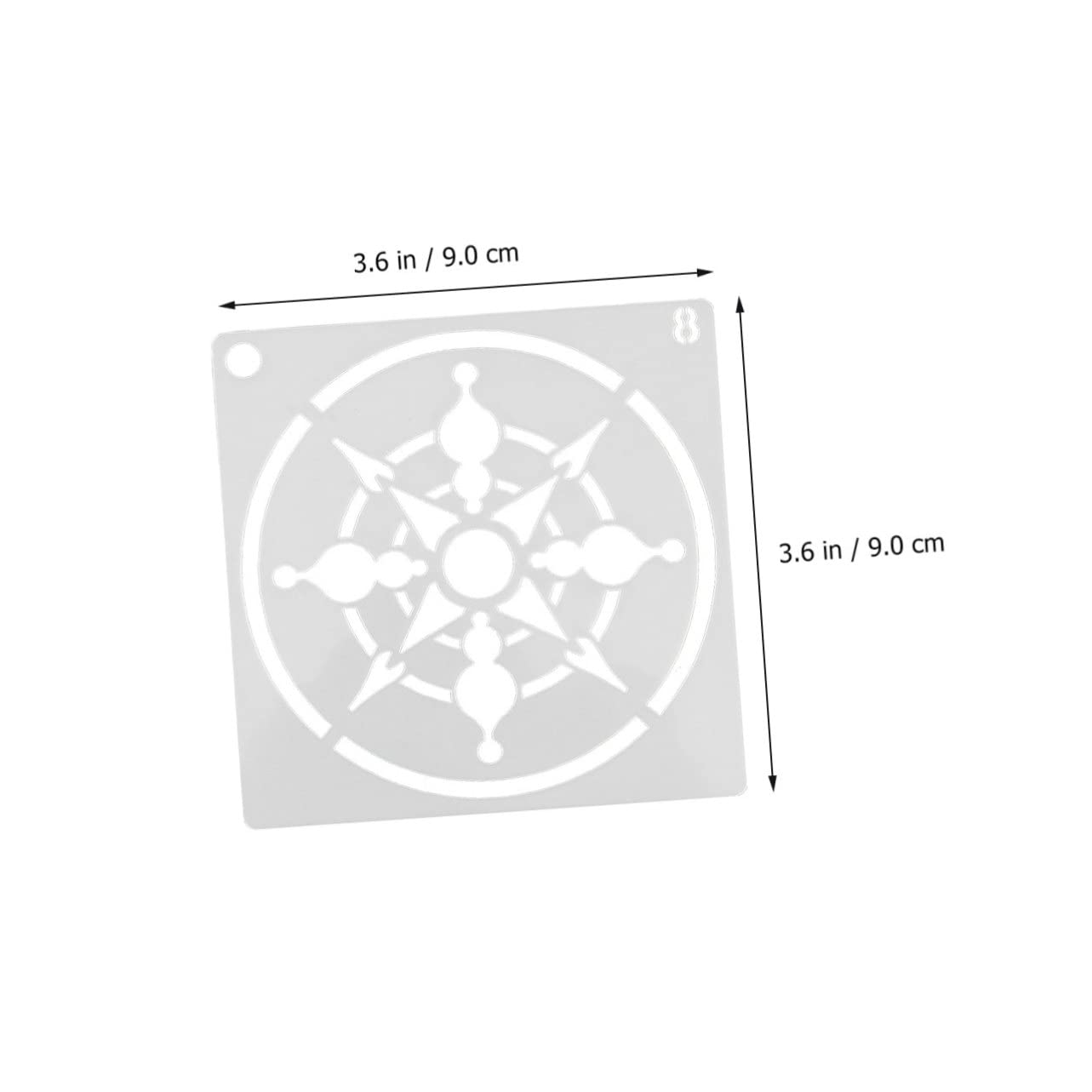 VILLCASE 168pièces Pochoirs Mandala Créatifs Pour Peinture Et Décoration Diy Modèles De Dessin Réutilisables Pour Projets Artistiques