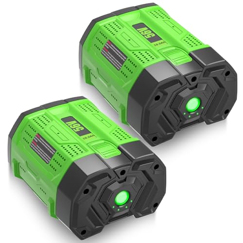 Image of 2 Packs Replacement for EGO 56V Battery 10Ah BA5600T BA5600(Green)
