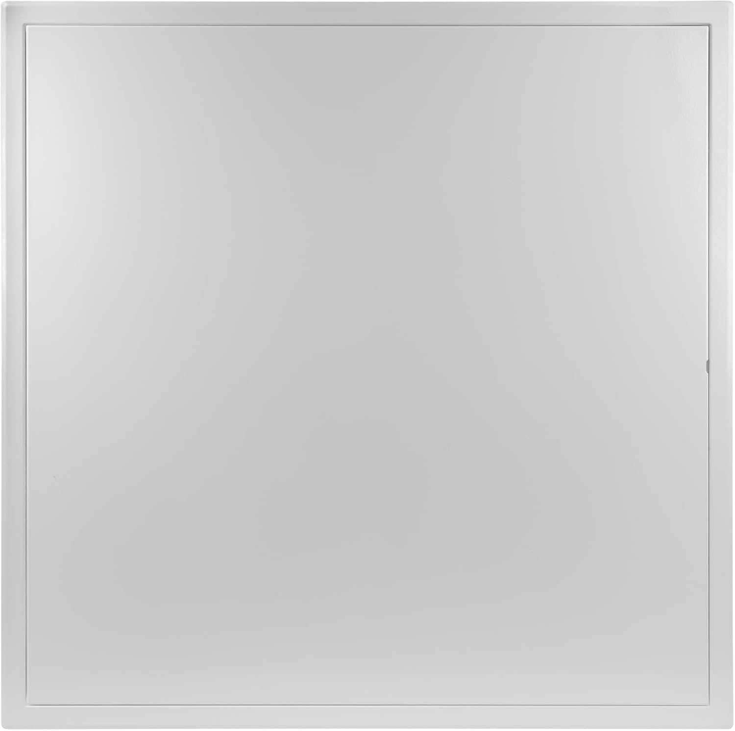 24" x 24" Inch Steel Access Panel Door (23.4x23.4) for Indoor Use - Opening Flap Cover Plate - Box Door Lock - Door Latch - Inspection Hatch - White Polymer Coating - Intended for Walls and Ceilings Steel - White 24x24
