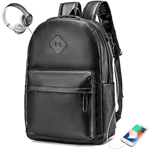 BAGZY Mochila Portatil Cuero PU 15,6 Pulgadas Cover