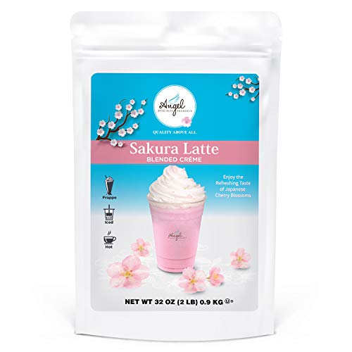 Sakura Latte Blended Crème By Angel Specialty Products [2 Lb] [22 Servings] #TOP4