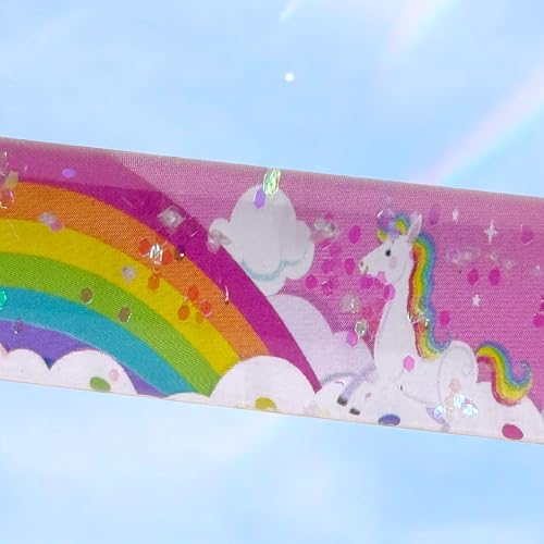 MIJOMA Einhorn-Zauberstab 2 Stück Set – Magischer Zauberstab mit Glitzer & Flüssigkeit, 31 cm – Perfektes Spielzeug für Kinder, Feen und Einhorn-Liebhaber