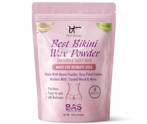 Image of Herbal Turmeric Wax Powder with For Women and Men (Bikini Wax Powder)