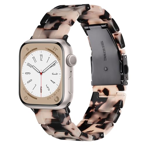 V.R.HOPE Resin Watch Band Compatible with Apple Watch Band for