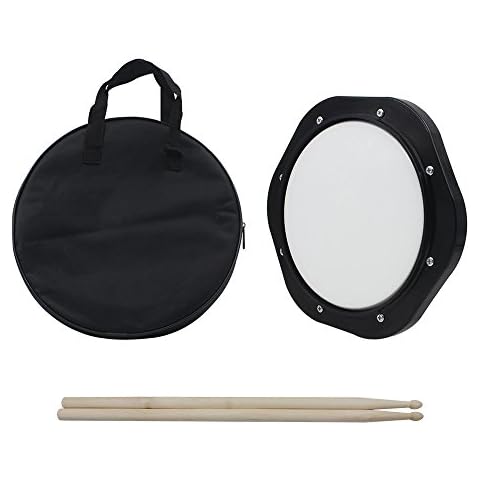 Mowind Drum Practice Pad 10 Inch Tunable with Drumsticks Carrying Bag Cover