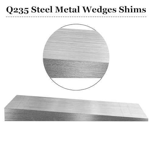 12 pcs steel flange wedge 434 x 234 triangle metal wedges shims for lathes welding machines