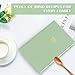 Perfect Blank Recipe book - Recipe Book to Write In Your Own Recipes,Organize Your Recipes- Waterproof Cover and 186 Blank Pages Recipe Notebook (spring green)