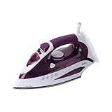 JATA PL225 - Plancha de Vapor Ropa 2200W con Golpe de Vapor 160 g, Vapor Vertical, Suela Acero Inoxidable, Sistema Antigoteo y Antical, Autolimpieza