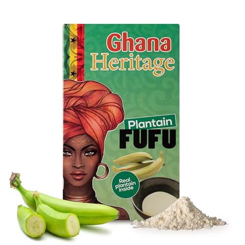 Ghana Heritage Plantain Fufu Flour - Versatile Fufu Mix for