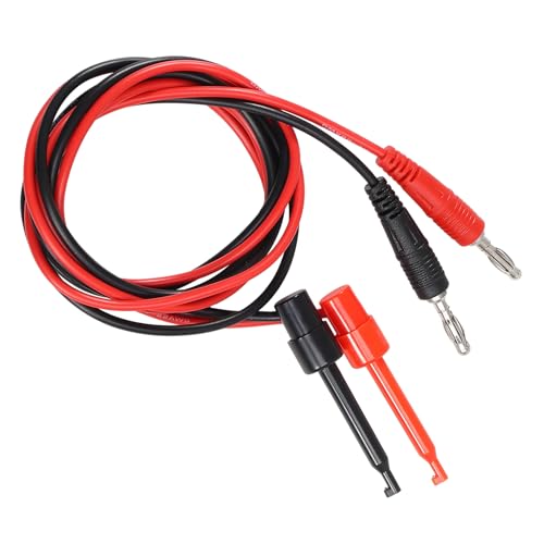 Image of DIANN 8pcs Banana Plug to Test Hook Clips Test Lead Cable Line Wire 4mm Banana Plug for Multi-Meter Electrical Test Jumper Wire 1m /3.3ft Electrical Connector