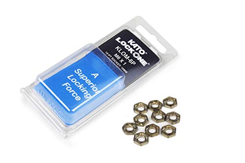 KATO LockOne (KLOM-6P) 10/PKG Anti-Vibration Fastener, for Thread Size: M6X1