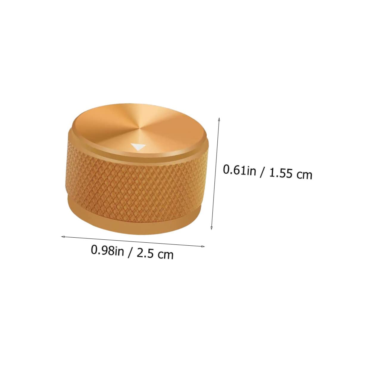 Cabilock 4Pcs Audio Knobs for Electric Guitar Volume Control Knobs with Inner Replacement for Bass and Amp Lightweight Design for Easy Installation