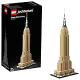 LEGO 21046 Architecture Empire State Building, Modellbausatz von New York, ideal für Jugendliche und Erwachsene als Set zum Stressabbau