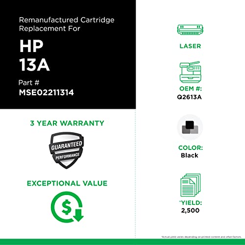 Mse Brand Remanufactured Toner Cartridge Replacement For Hp Q2613A (Hp 13A) | Black #TOP2