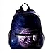 Schultasche mädchen Astronauten-Weltraumraketen Schulrucksack Mädchen Schultasche Jungen Schultasche ergonomisch gestalteter Rucksack 25.4x10x30 cm