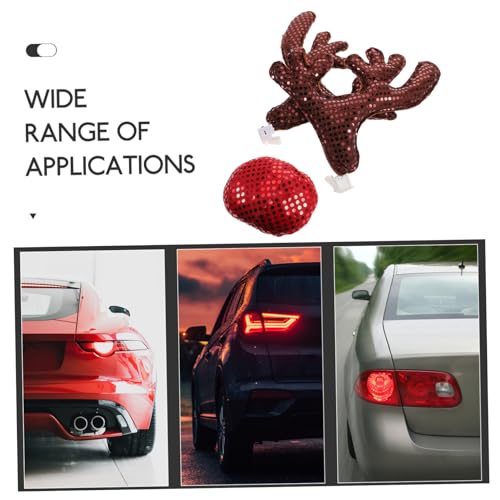 Adornos de techo para coche y decoración de Navidad compatible con varios vehículos 3