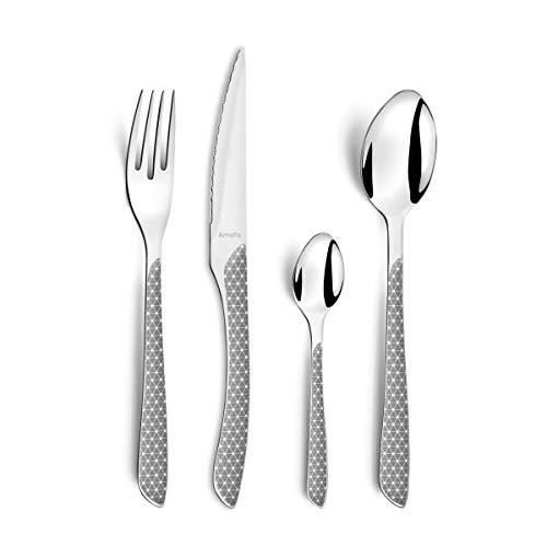 Amefa 2284IWPA10C40 Eclat - Servizio di posate da 24 pezzi, per 6 persone