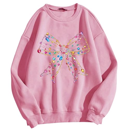 Sweatshirt femme imprimé nœud pour vos sorties décontractées