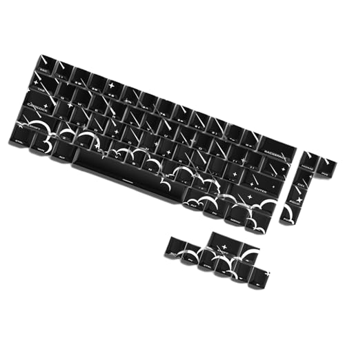 Touches de clavier PBT qui ne s'effacent pas Star Rain 2.0 à impression latérale