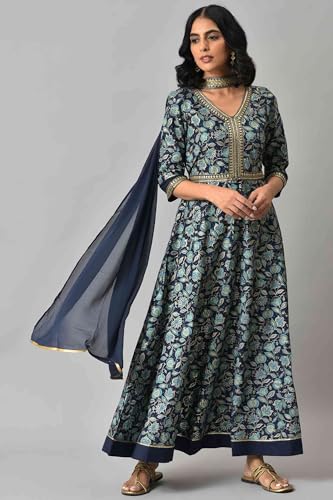 Image of Aurelia Women Fit and Flare Ankle Length Dress