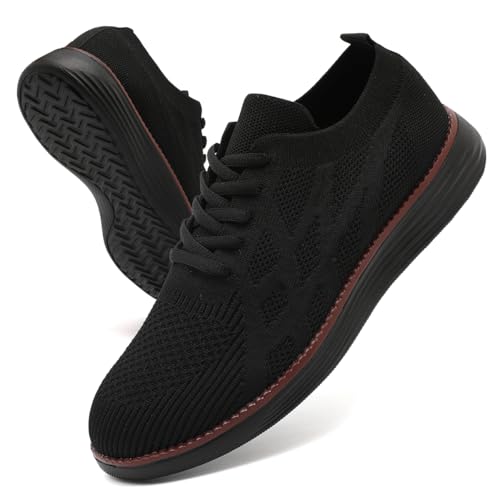 Mens Slip On Sneakers Walking Tennis Shoes Running Gym Athletic Workout Non Slip Fashion Casual Lightweight Breathable Soft Sole Mesh