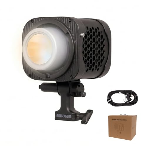 Image of Amaran Halo 300x Bi-Color COB LED Monolight, 305W Continuous Output, 2700K-6500K, 16,200 Lux @ 1m, NFC App Control, Bowens Mount for Studio Photography, Livestreaming & Video Production