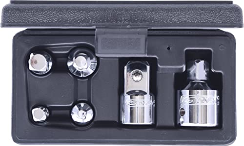KS Tools 918.0106 Chrome Plus Drive Adaptor Set (6 Pieces), Rot, Schwarz, Variety pack - Image 2