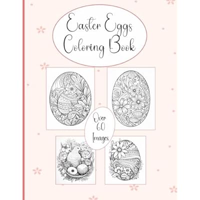 Easter Eggs Coloring Book over 60 images