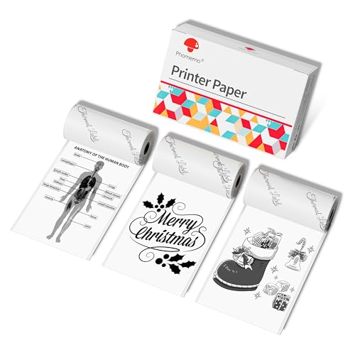 Papier autocollant thermique 53mm haute définition noir sur blanc avec conservation 2 ans