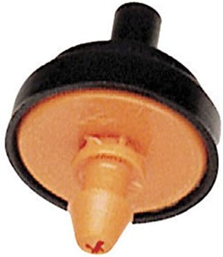 Raindrip Pressure Compensating Mini In-Line Dripper 1/2 Gph 1/4 " Tubing Red / Black Bulk